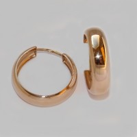 Золотые серьги-кольца АЛ-2701200