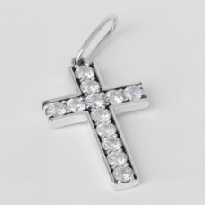 Серебряная подвеска Крест ЮМ-3015