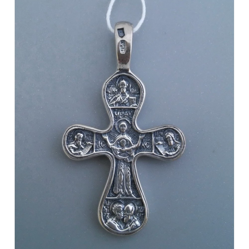 Срібний хрестик бр-3100451