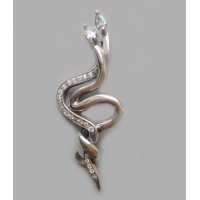 Серебряная подвеска Змея бр-3110199