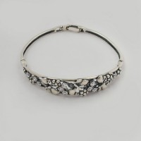 Срібний браслет Метелик з камінцями бр-1022951