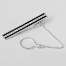 Срібний затискач для краватки ЮМ-8067