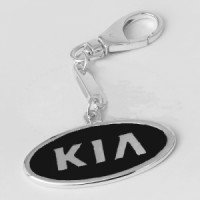Срібний брелок KIA (Кіа) 8080