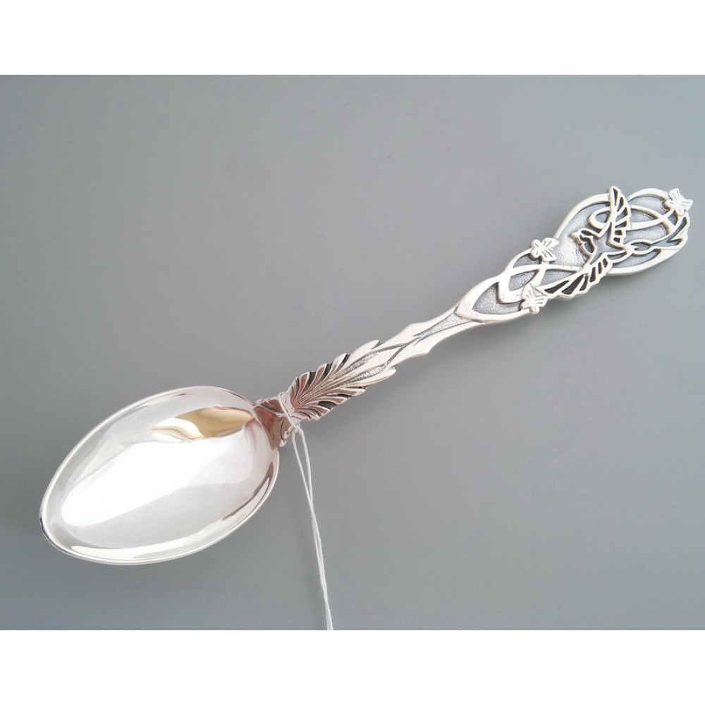 Серебряная ложка Ласточка бр-13-1