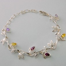 Серебряный браслет "Весна" 028130