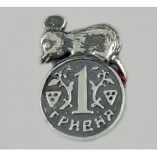 Серебряный сувенир "Мышь кошельковая" ст-19