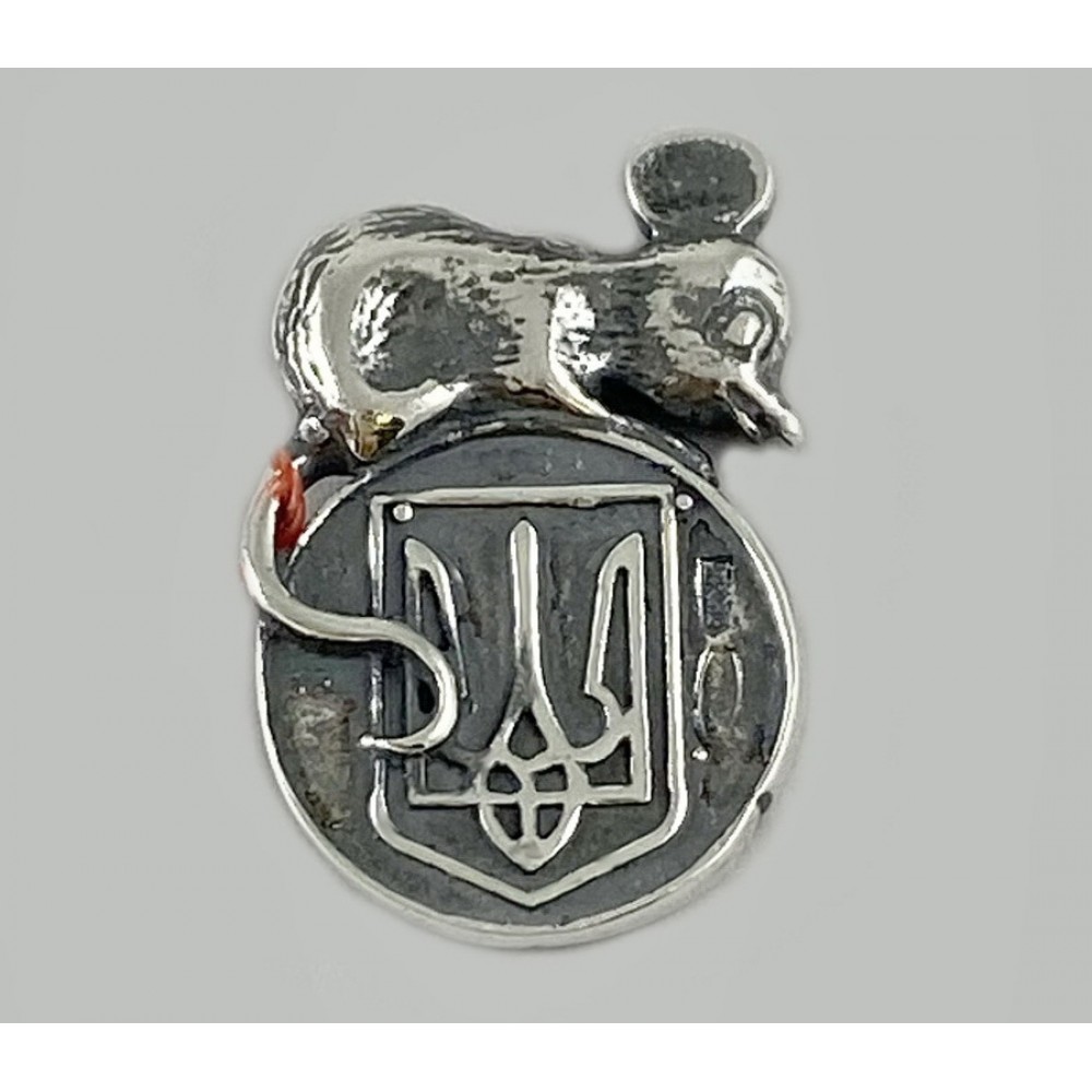 Срібний Сувенір Миша кошелькова ст-19