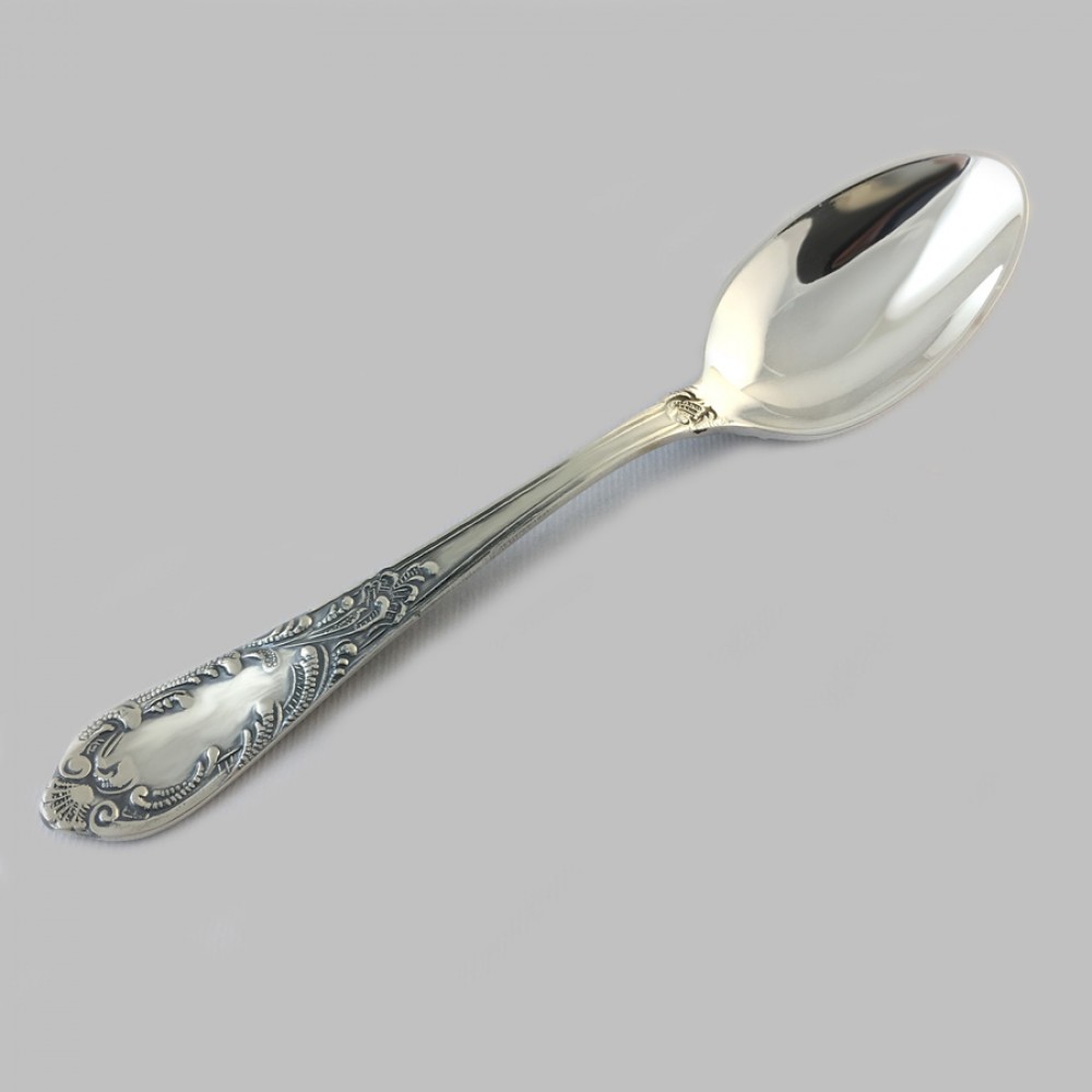 Набор мельхиоровых чайных ложек "Royal" посеребренных 6шт.