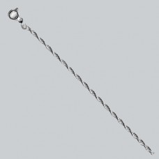 Серебряная цепочка Двойной якорь 55см 02030255