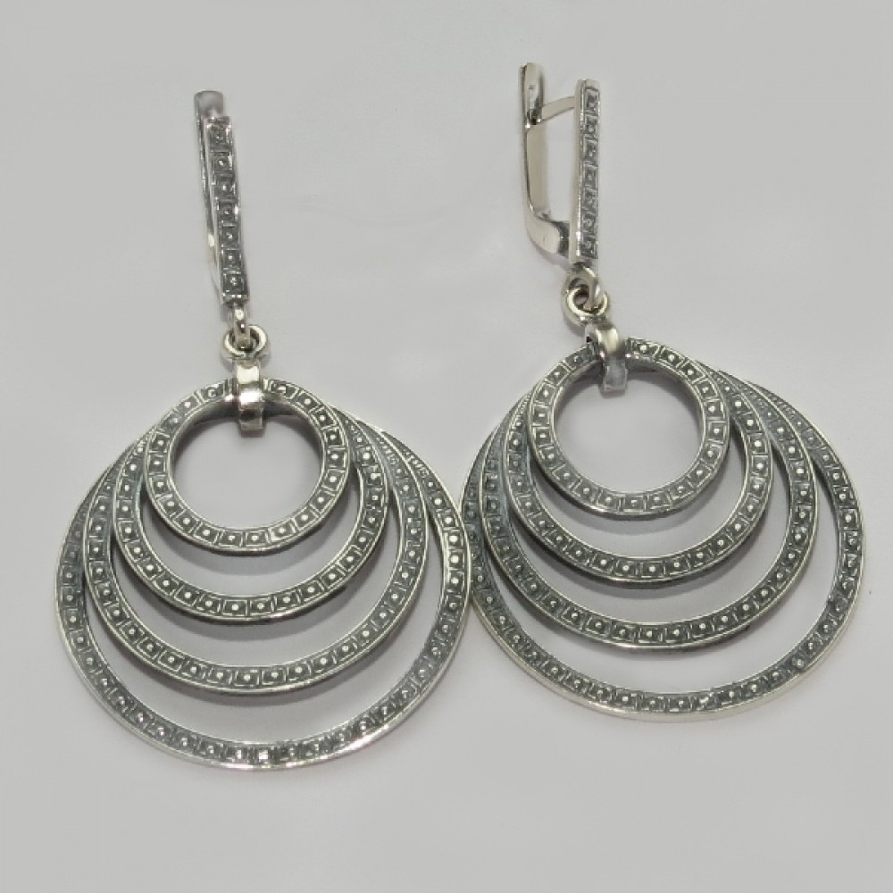 Срібні сережки бр-00197