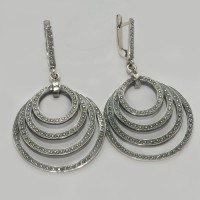 Серебряные серьги бр-00197