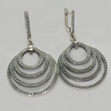 Серебряные серьги бр-00197