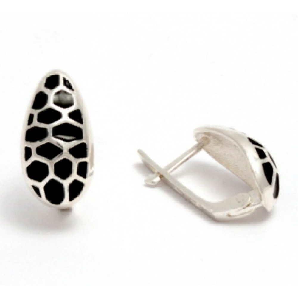 Серебряные серьги "Сардиния" бр-1100232