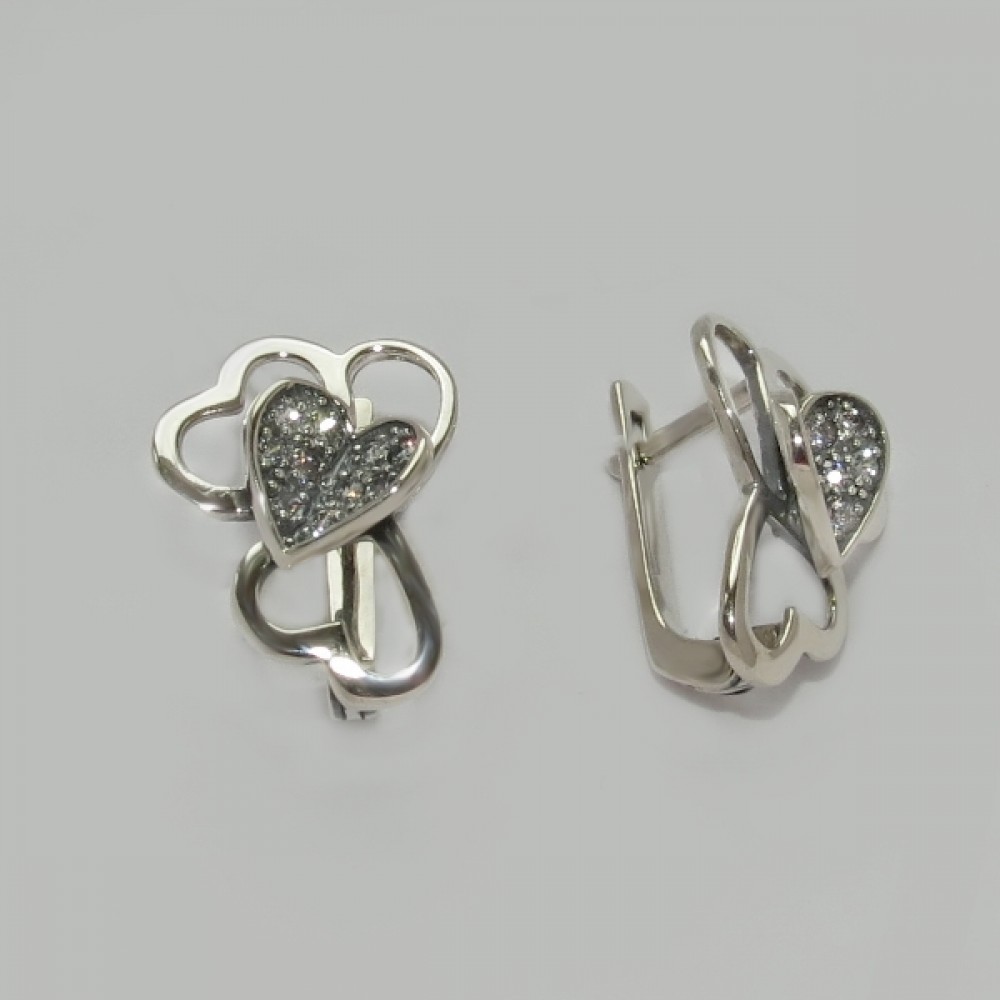 Серебряные серьги бр-1111161