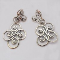 Срібні сережки бр-1111393