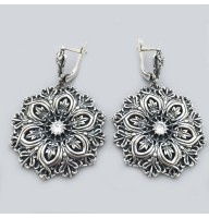 Серебряные серьги Морозко бр-1301511