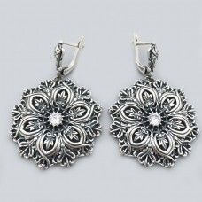 Серебряные серьги Морозко бр-1301511