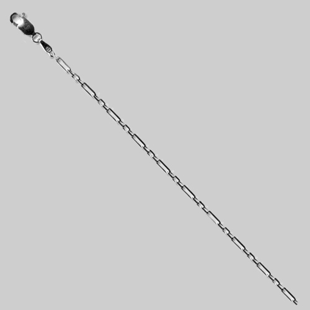 Серебряная цепь Фигаро-якорь 50см 2406050