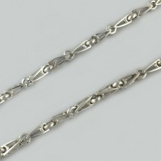 Срібний ланцюжок Рокко покритий родієм БР-0026741