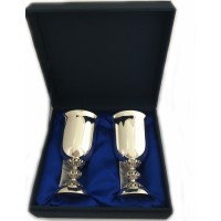 Набор серебряных бокалов для вина Мариз 160мл БР-00013/2