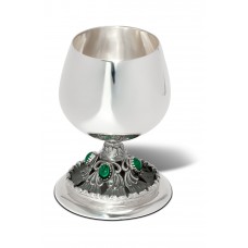 Срібний келих коньячний "Малахіт" ХЮ-040028