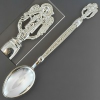 Серебряная ложка Крестнику стл-05