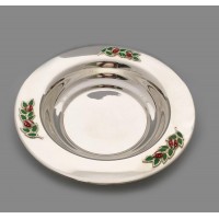 Серебряная тарелка "Божья коровка" хю-08000874