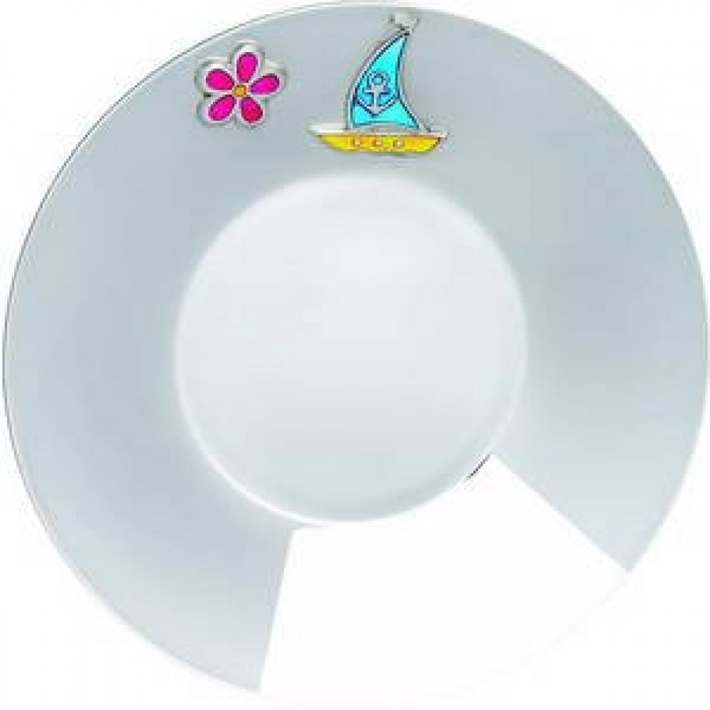 Срібна тарілка "Кораблик" ХЮ-080388