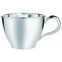 Серебряная чашка чайная гладкая 250мл ХЮ-080488