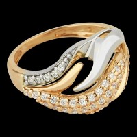 Золотое кольцо аг-111225