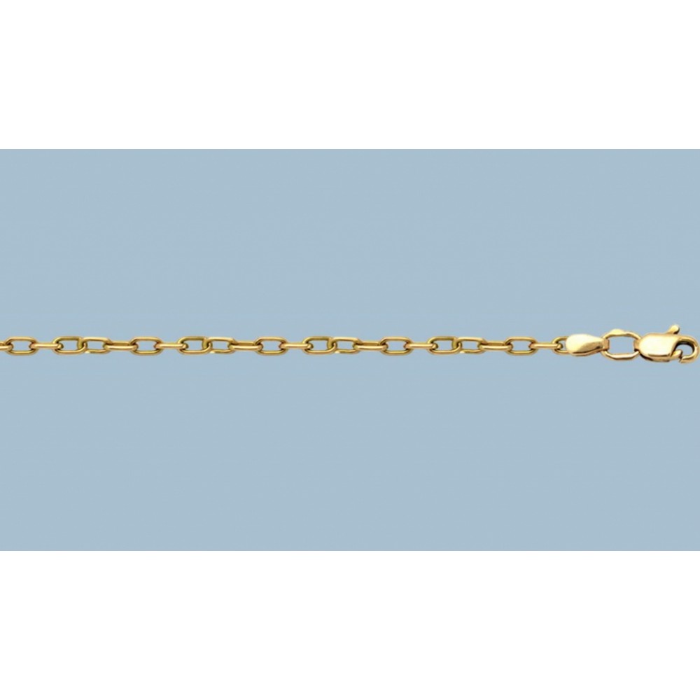 Золотая цепочка Якорная 55см шк-1045