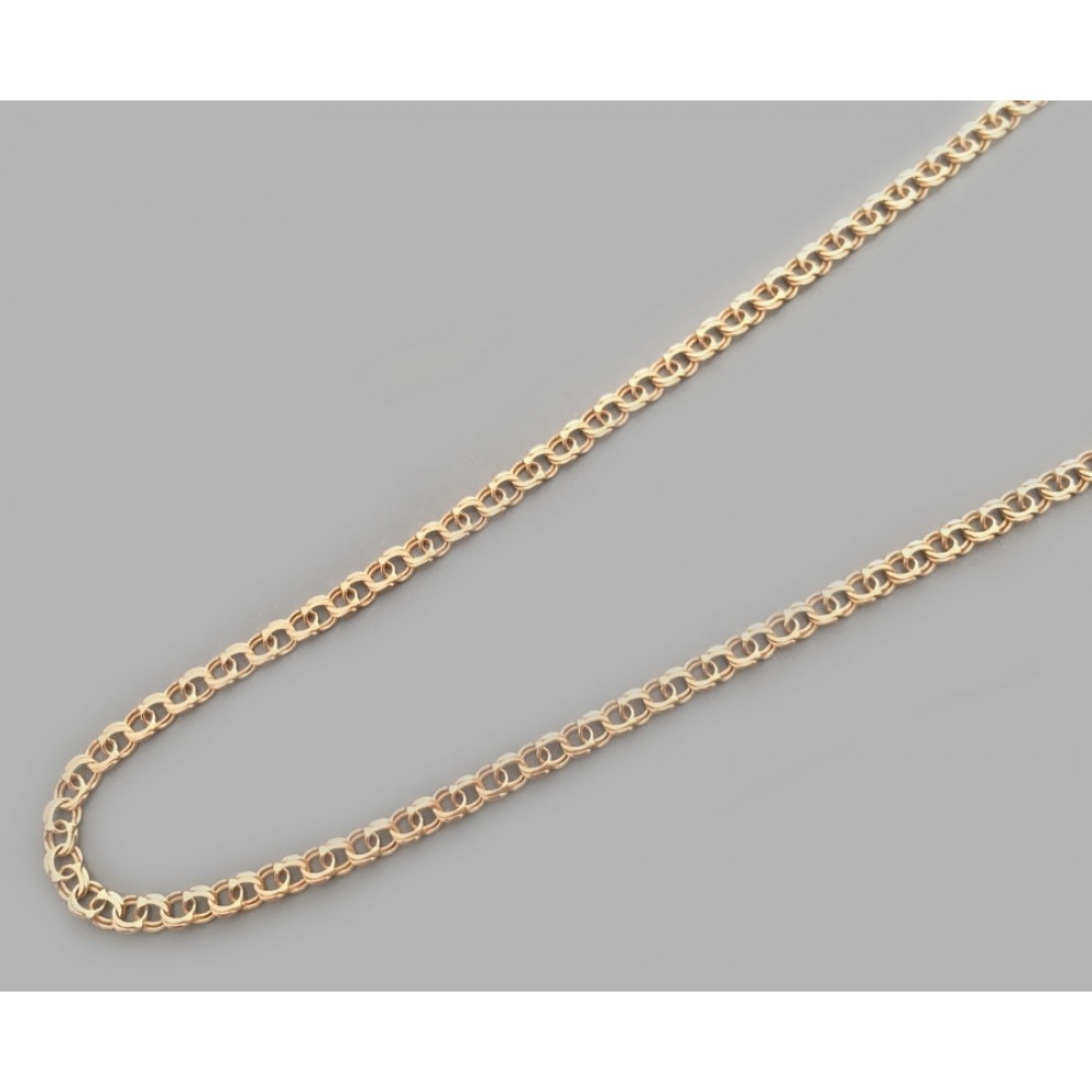 Золотая цепочка Бисмарк московский 60см шк-1056