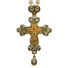 Крест наперсный серебряный с цепью 2.10.0079П-248П