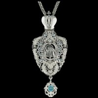 Панагия серебряная без цепи аг-2.7.0078