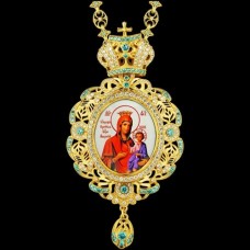 Панагия латунная в позолоте аг-2.7.0602ЛП-244ЛП