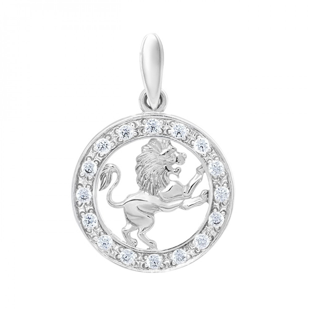 Серебряный подвес "Лев" ЮМ-3084-5