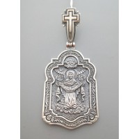 Срібна ладанка Покров Пресвятої Богородиці БР-3100248