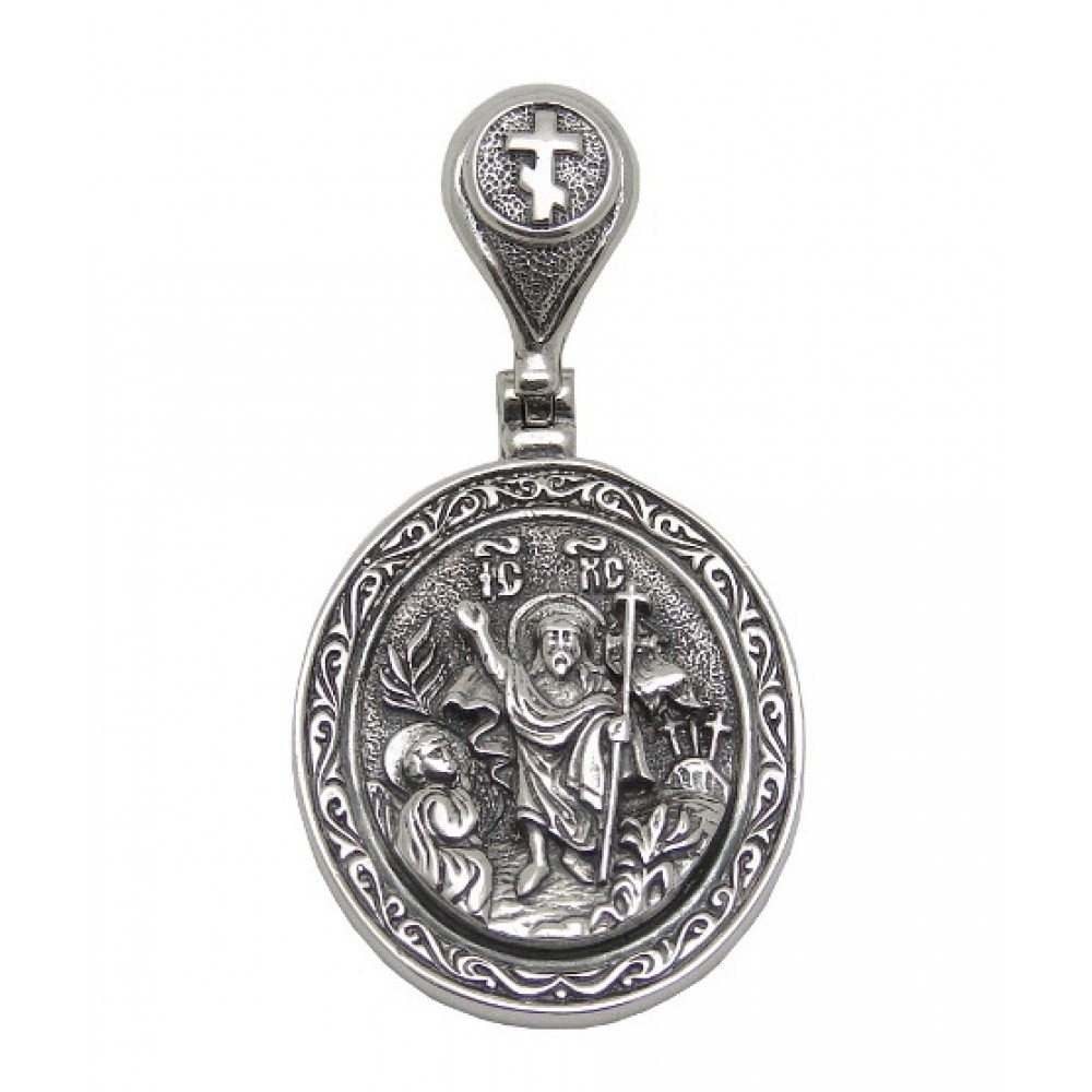 Серебряная ладанка  Воскресение  81 бр-3100266