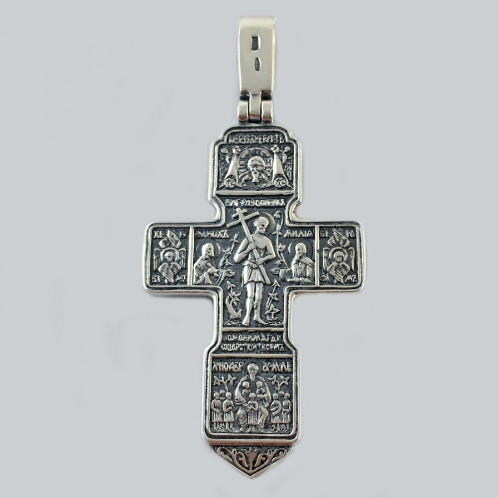 Срібний хрестик 92