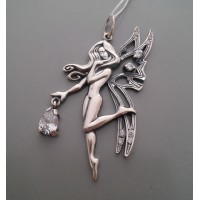 Серебряная подвеска "Фея" бр-3110271