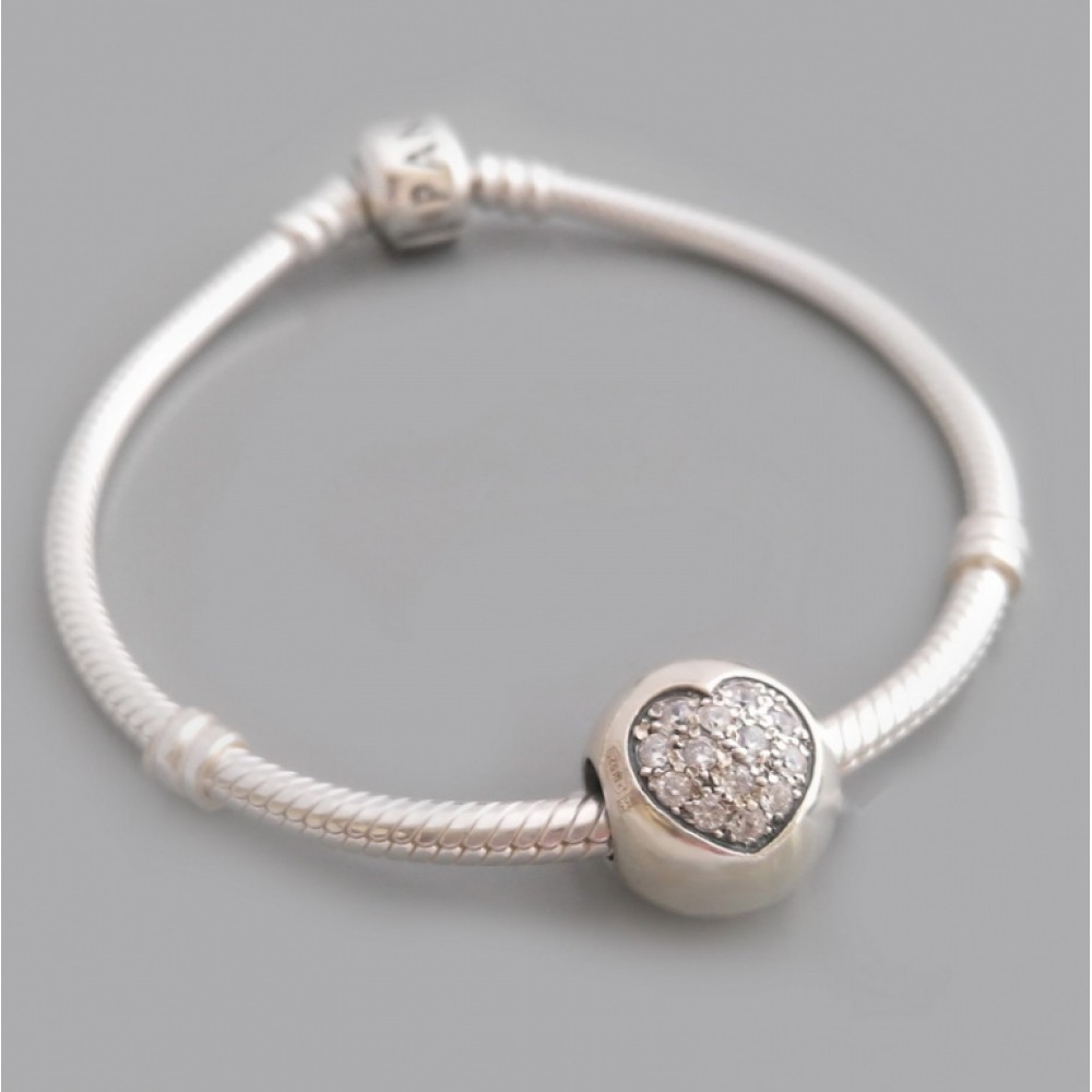 Серебряная бусина "Сердце" 7 бр-3110752