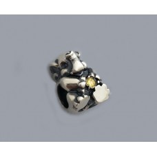 Серебряный шарм "Слоник 2" бр-1103531