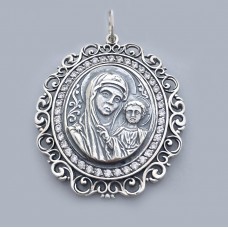 Серебряная ладанка  Казанская БМ  бр-1109931