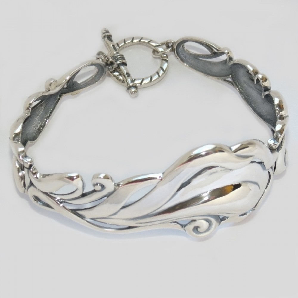 Срібний браслет бр-00350