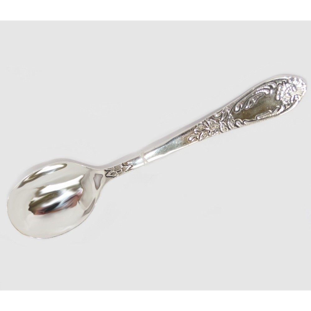 Серебряная кофейная ложка Фантазия бр-68