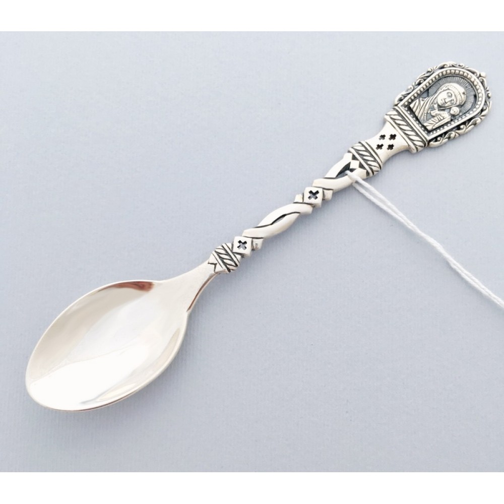 Серебряная ложка Казанская Божья Матерь бр-0026681