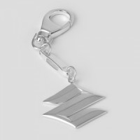 Серебряная брелока "Suzuki" (Сузуки) 8118