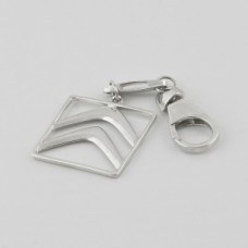 Серебряный брелок "Citroen" (Ситроен) 8120