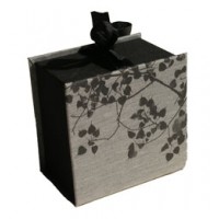 Футляр шелковый под сережки SILK BK 030