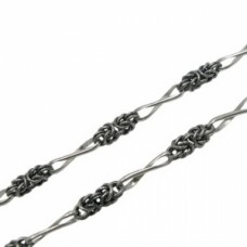 Срібний ланцюжок Мальвіна з вісімкою два звена